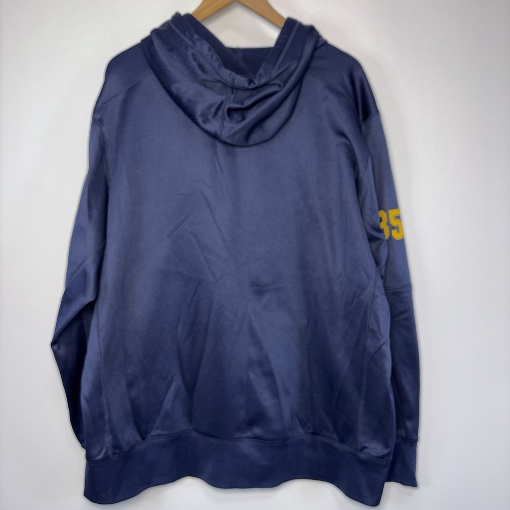 Nike Therma-Fit Hoodie Men's 2XL Pullover Training Dark Navy Blue - Picture 10 of 10